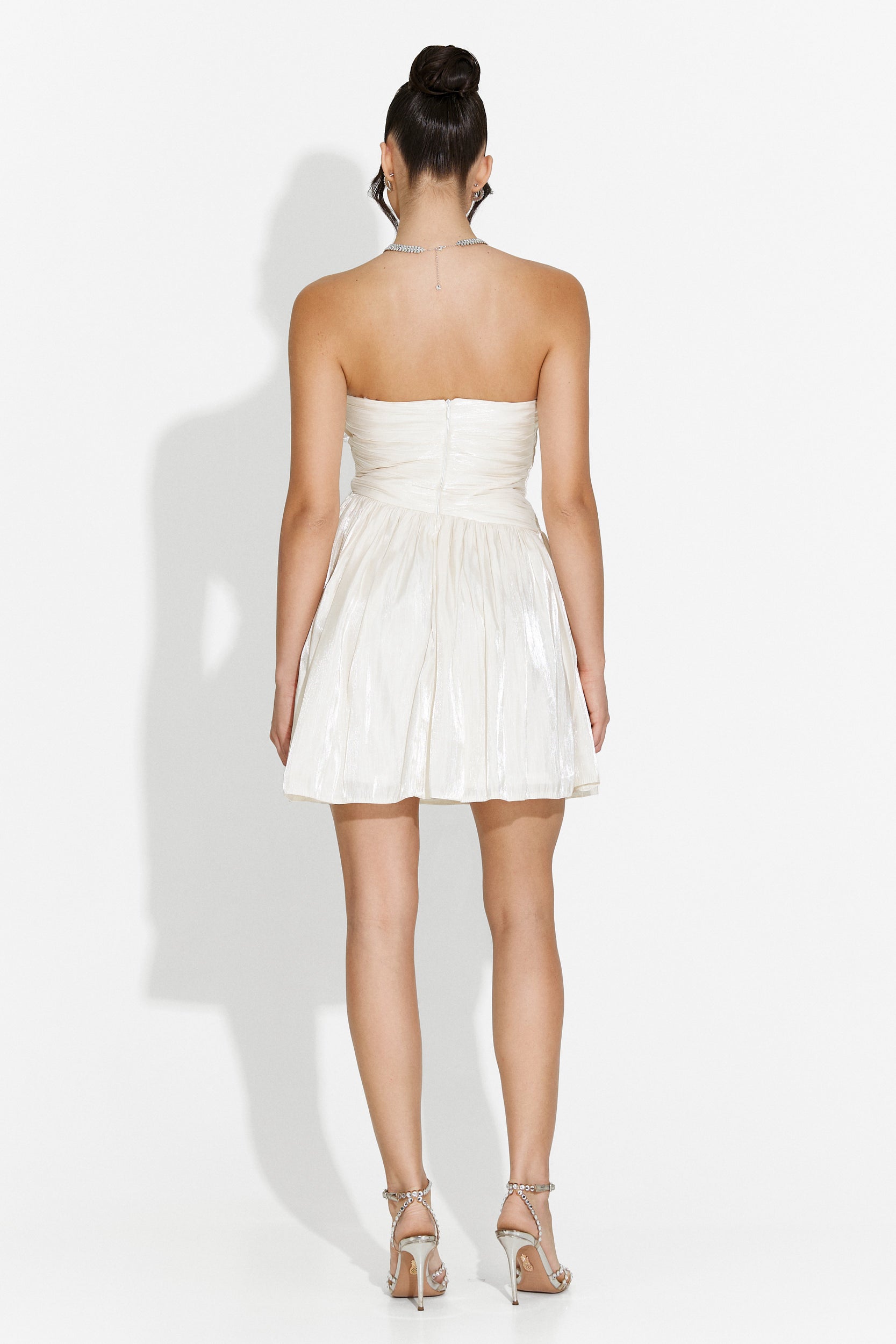 Ziora Bogas Short Beige Ladies Dress