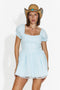 Rochie dama scurta bleu Alesandria Bogas