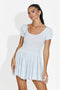 Rochie dama scurta bleu Althea Bogas