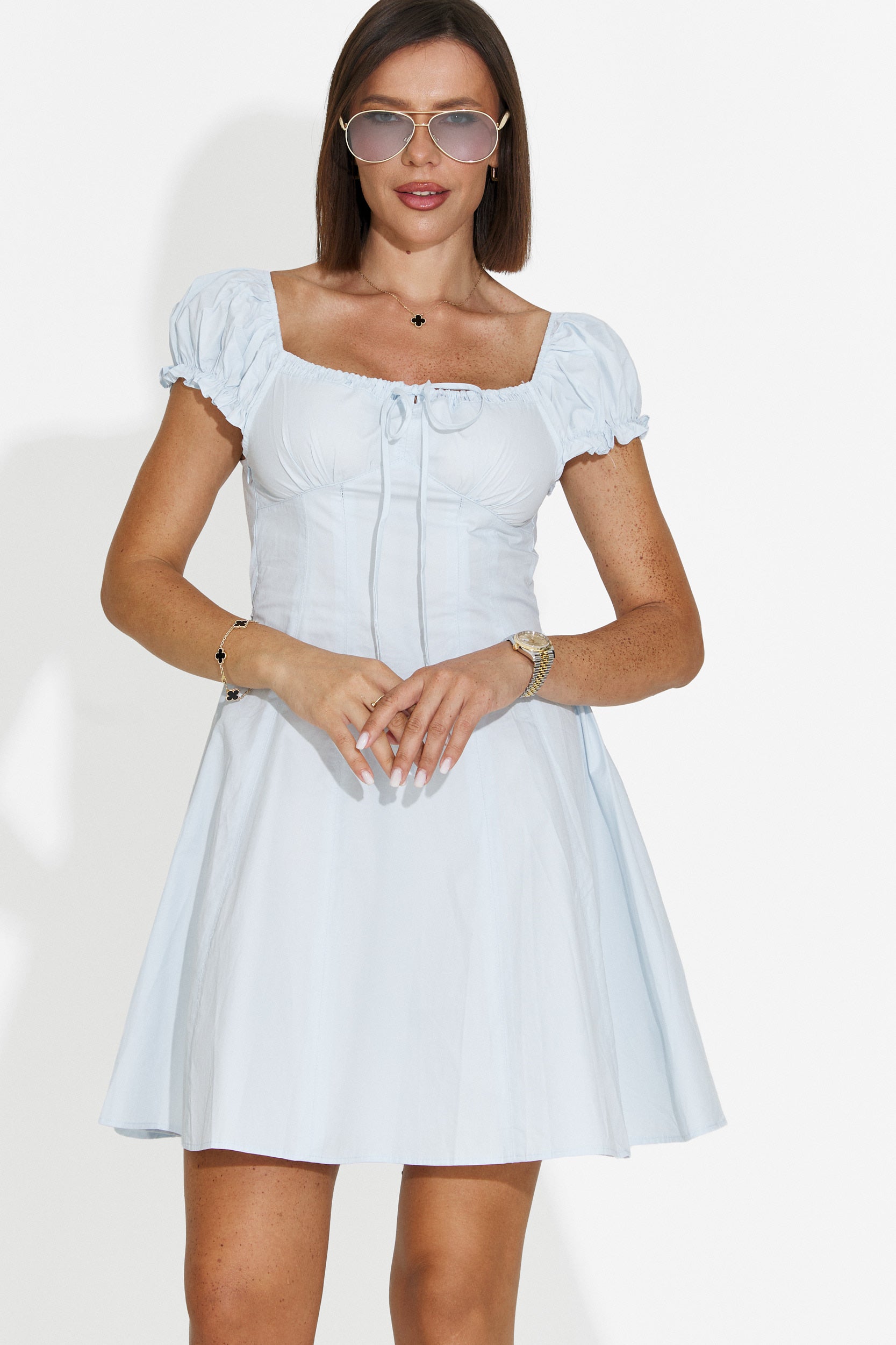 Rochie dama scurta bleu Eliera Bogas
