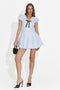 Rochie dama scurta bleu Eliria Bogas