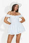 Rochie dama scurta bleu Melindia Bogas