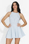 Rochie dama scurta bleu Nedea Bogas