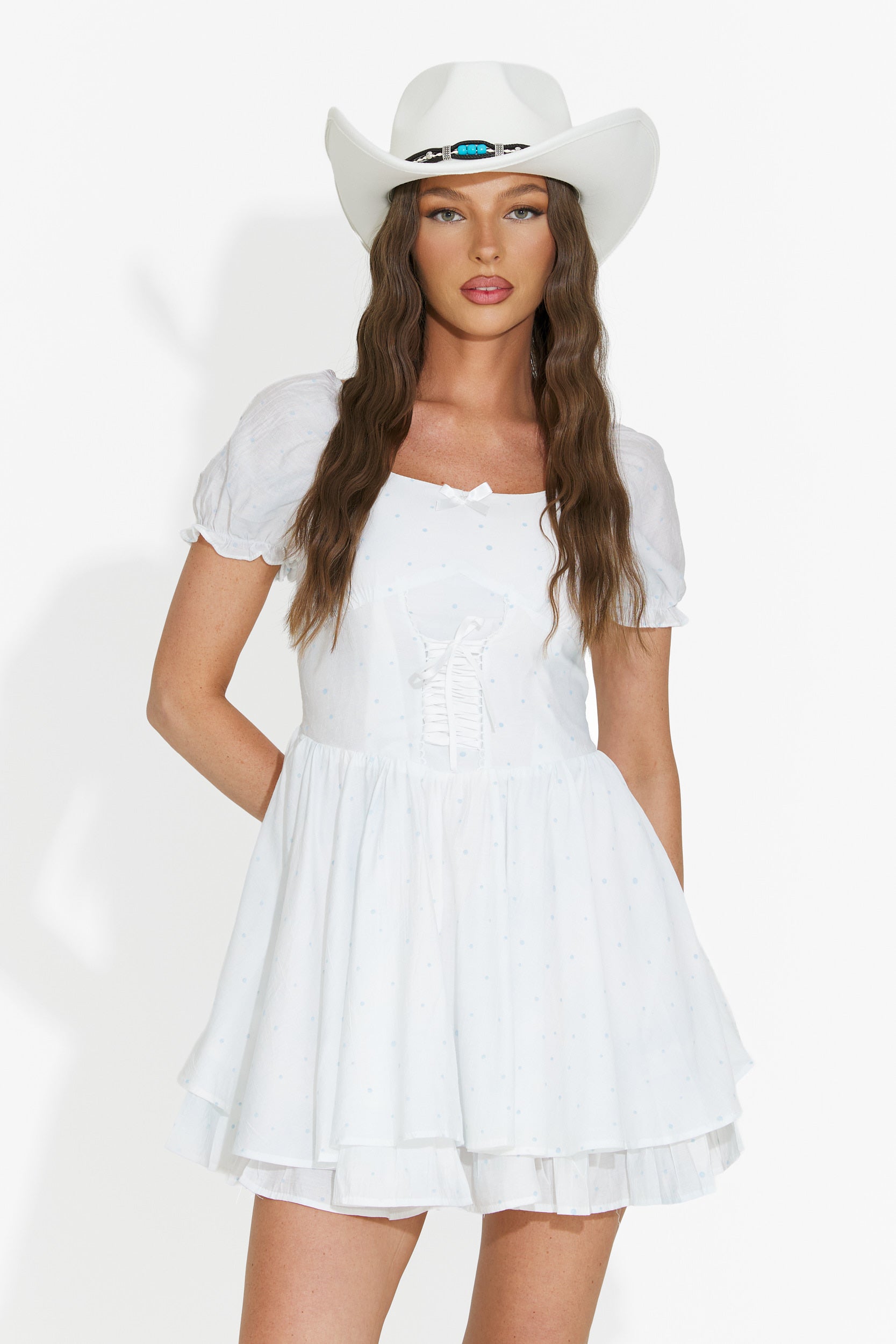 Rochie dama scurta bleu Vadis Bogas