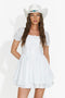 Rochie dama scurta bleu Vadis Bogas
