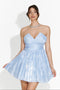 Ziora Bogas Short Blue Ladies Dress