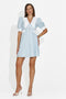 Rochie dama scurta bleu Zurlia Bogas