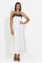 Rochie dama scurta crem Lenisa Bogas