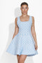 Elegant Short Blue Dress for Women by Shirma Bogas