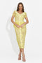Rochie dama scurta galbena Akaria Bogas