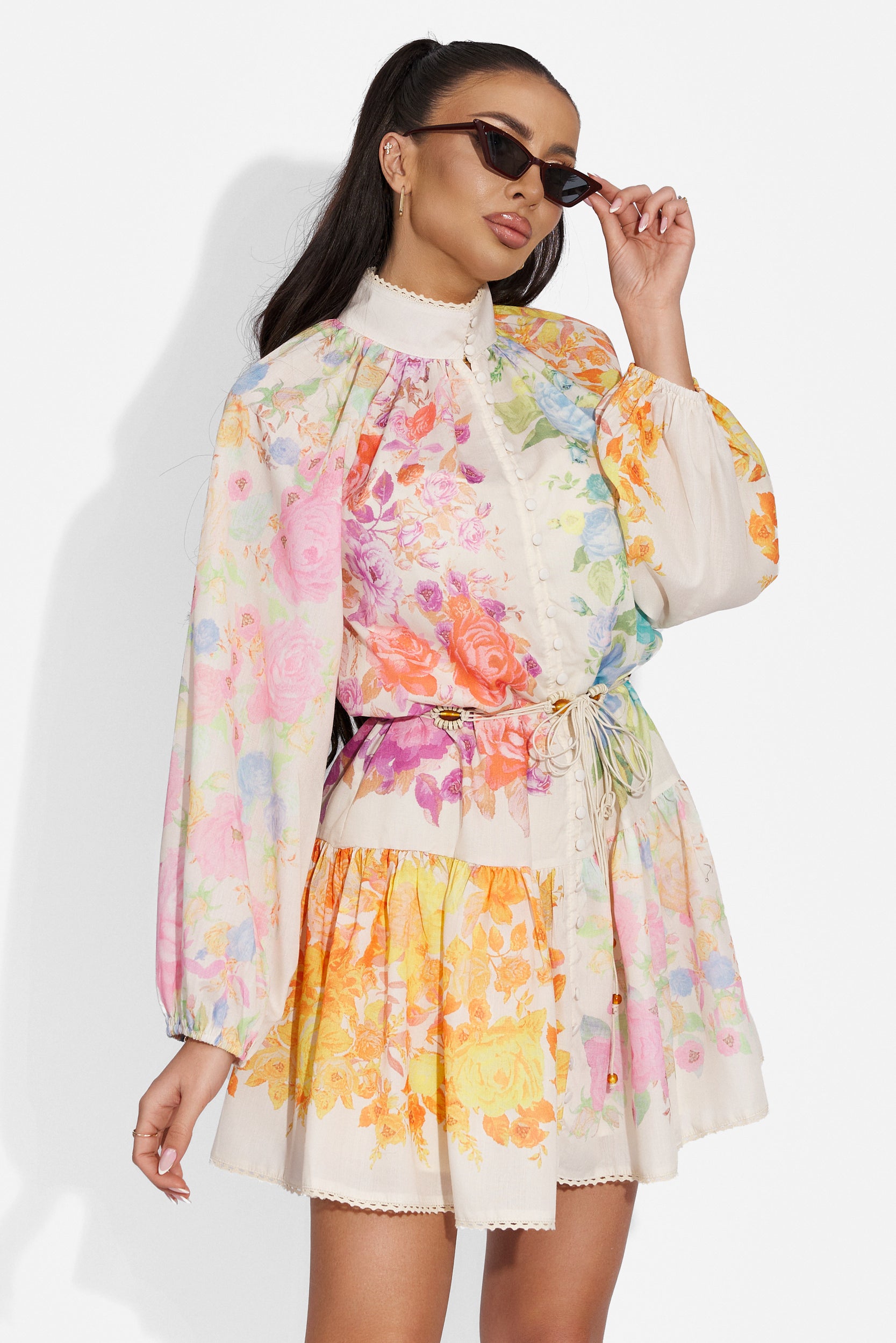 Rochie dama scurta galbena Carye Bogas