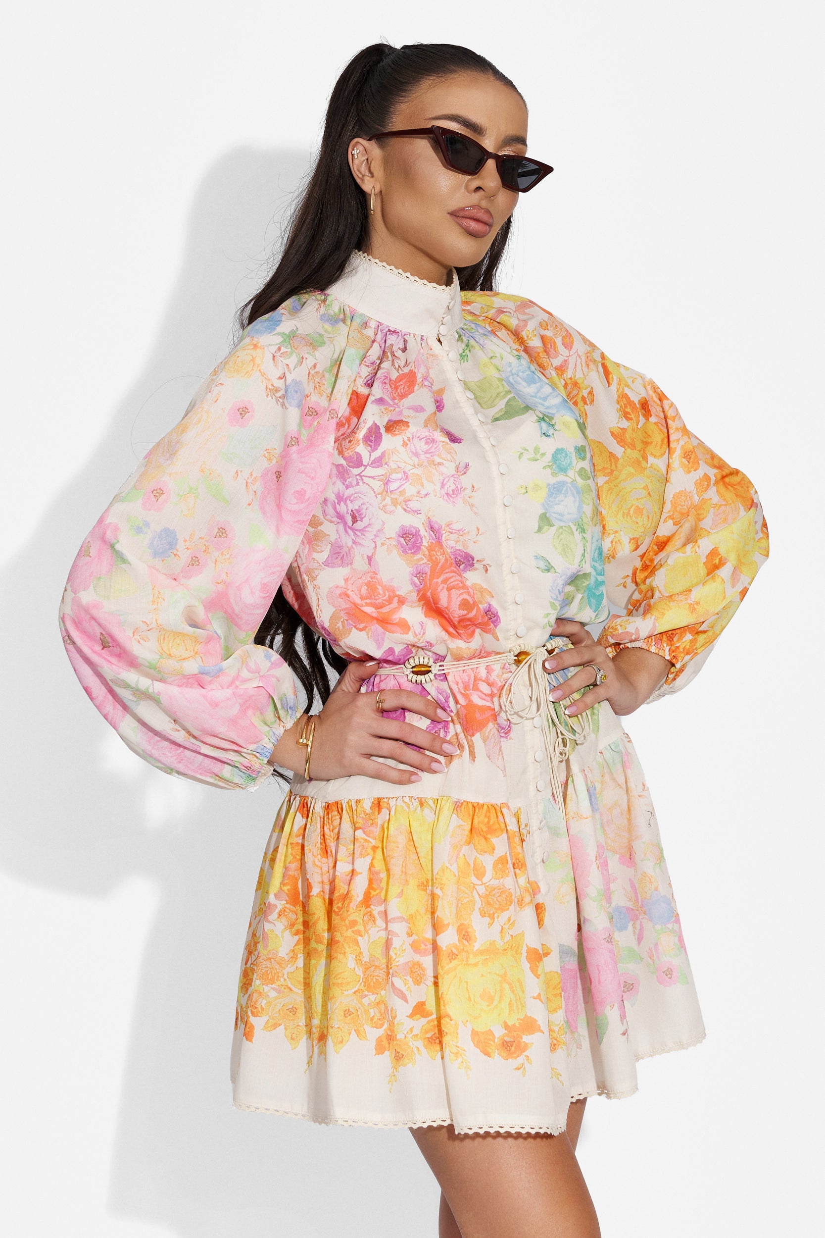 Rochie dama scurta galbena Carye Bogas