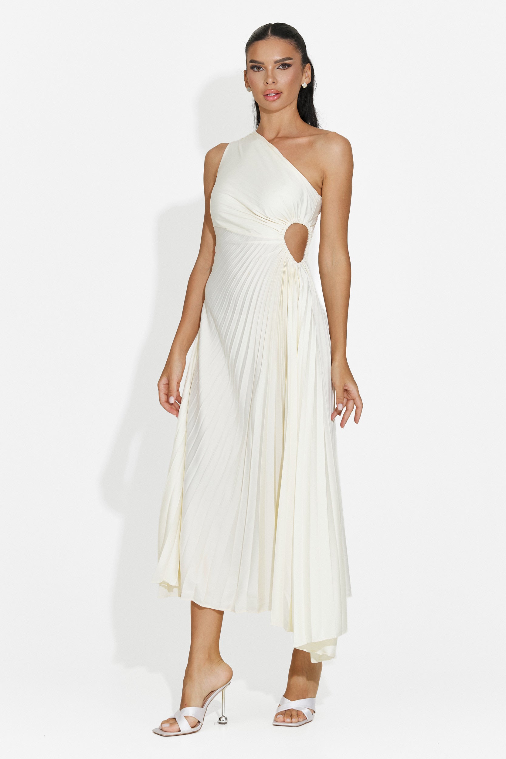 Rochie dama scurta galbena Delimia Bogas