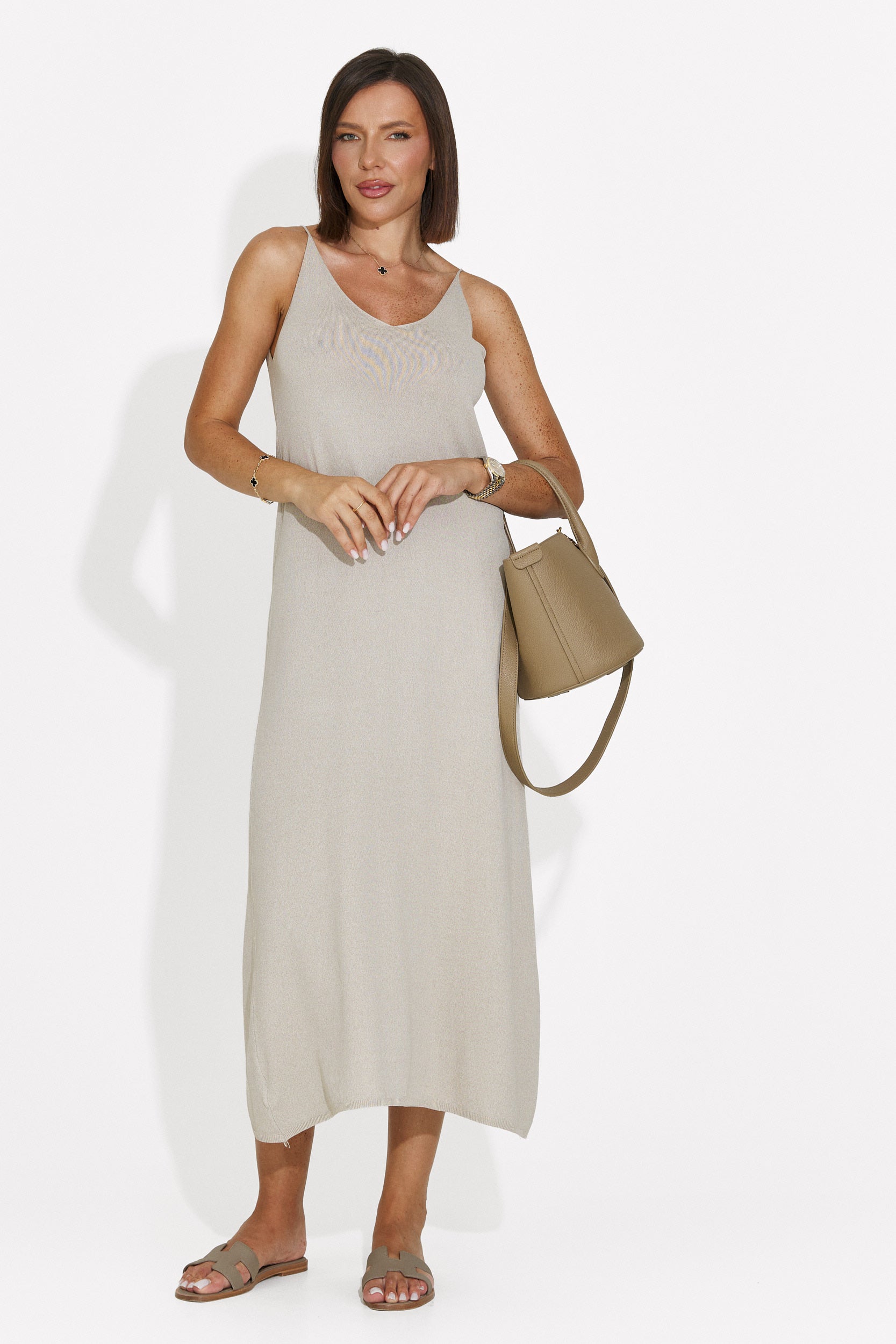 Rochie dama scurta grej Liorna Bogas