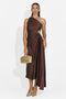 Rochie dama scurta maro Delimia Bogas