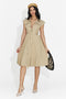 Rochie dama scurta maro Yaldea Bogas