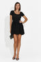 Rochie dama scurta neagra Althea Bogas
