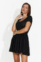 Rochie dama scurta neagra Althea Bogas