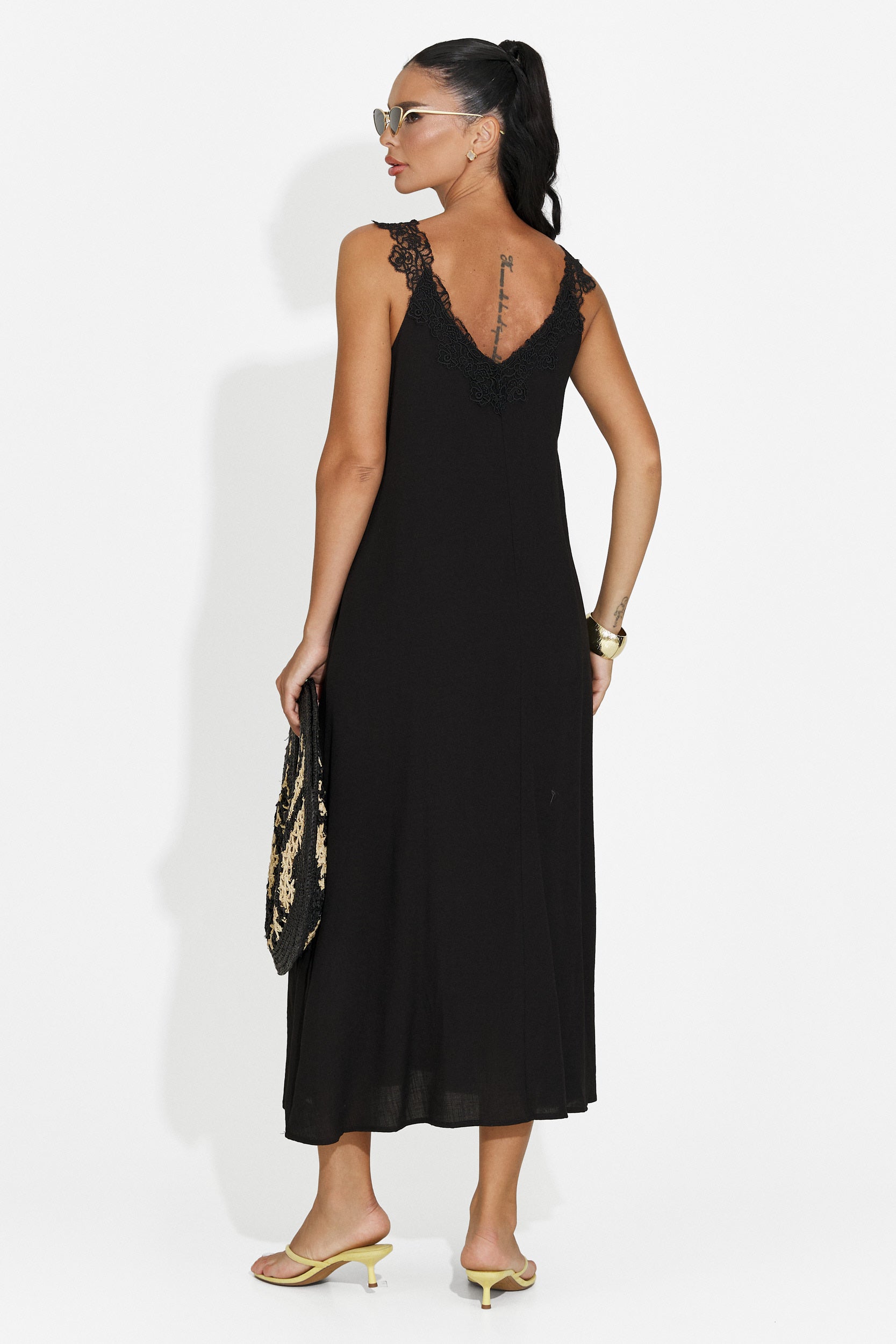 Rochie dama scurta neagra Clarinia Bogas