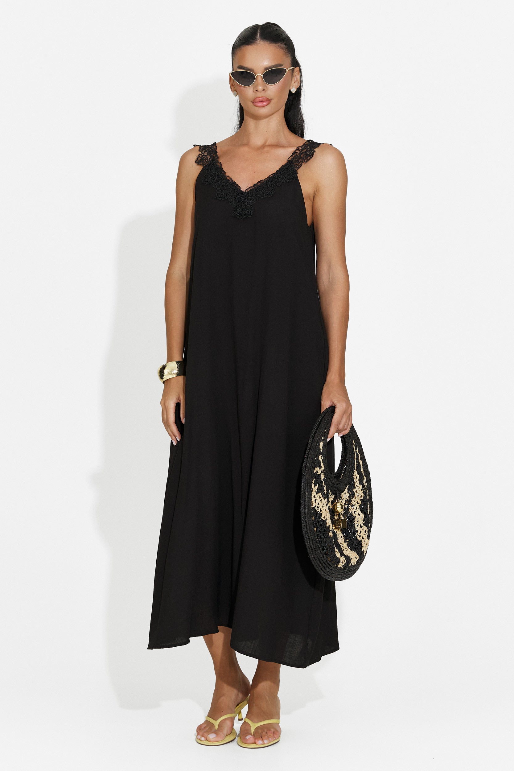 Rochie dama scurta neagra Clarinia Bogas