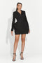 Black short women's dress Cortina Bogas