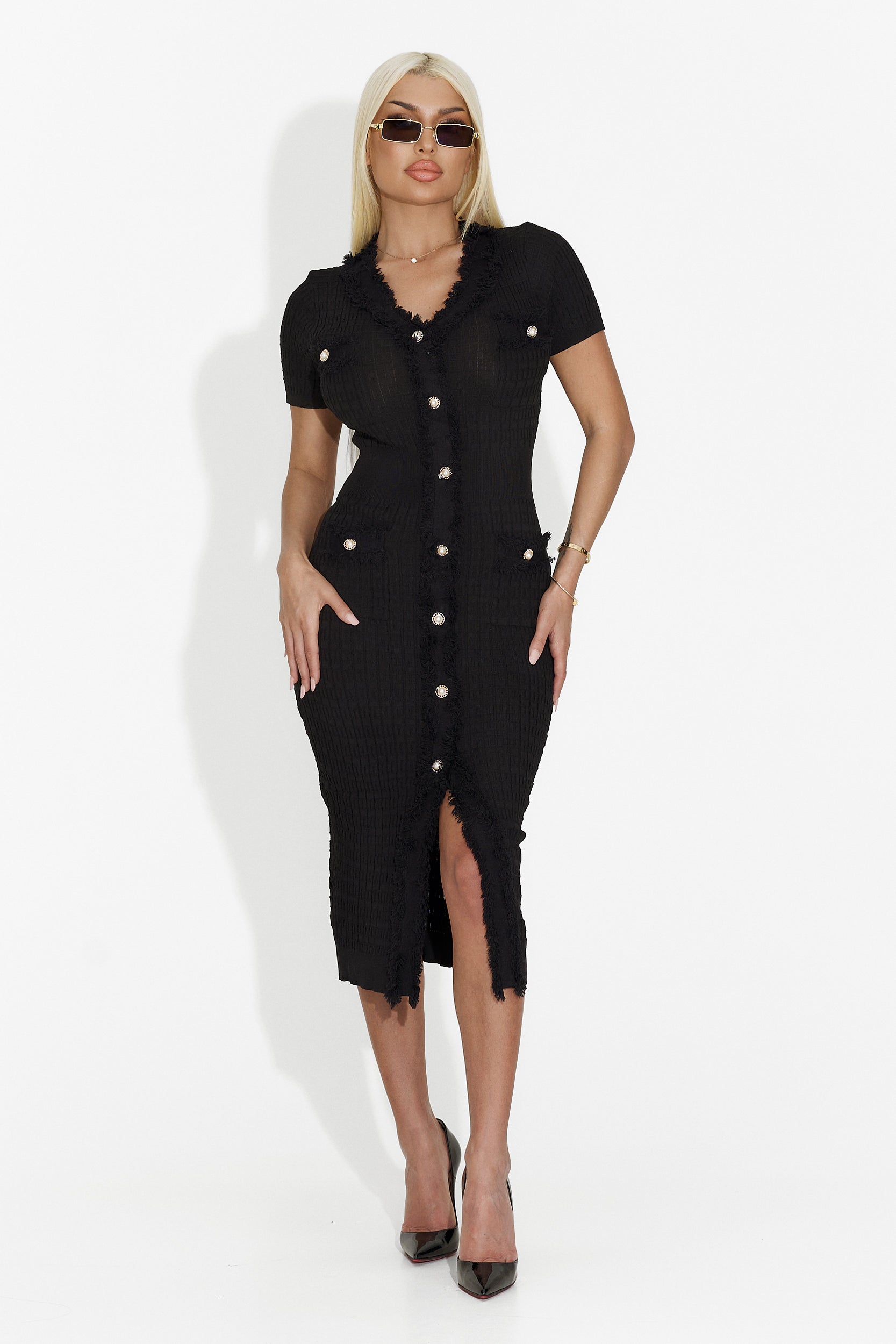 Rochie dama scurta neagra Dremy Bogas