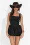 Rochie dama scurta neagra Grimosa Bogas