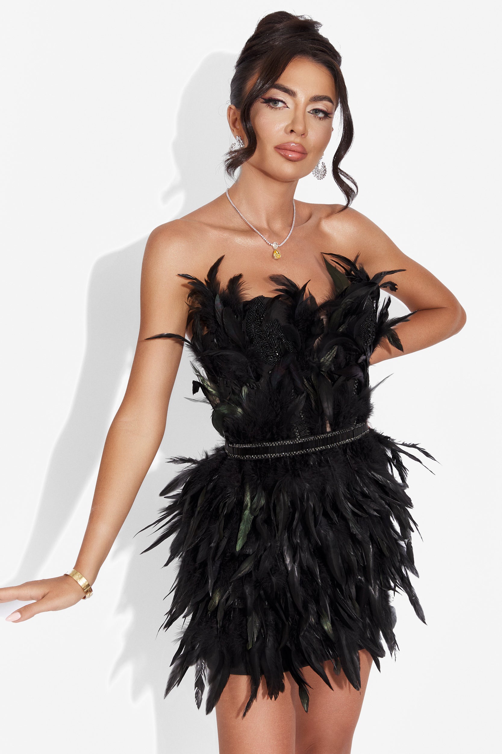 Short black dress for women Indara Bogas