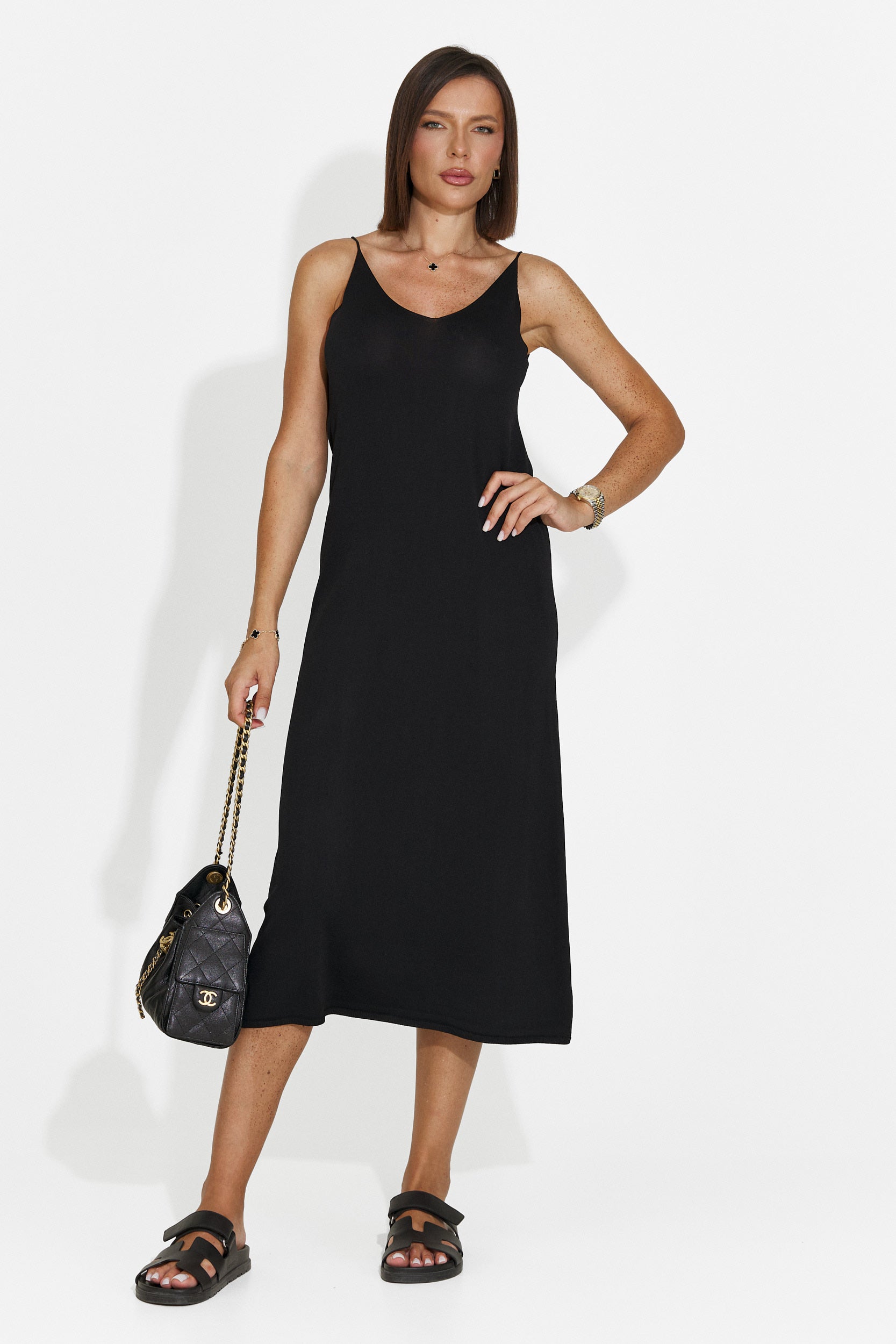 Rochie dama scurta neagra Liorna Bogas