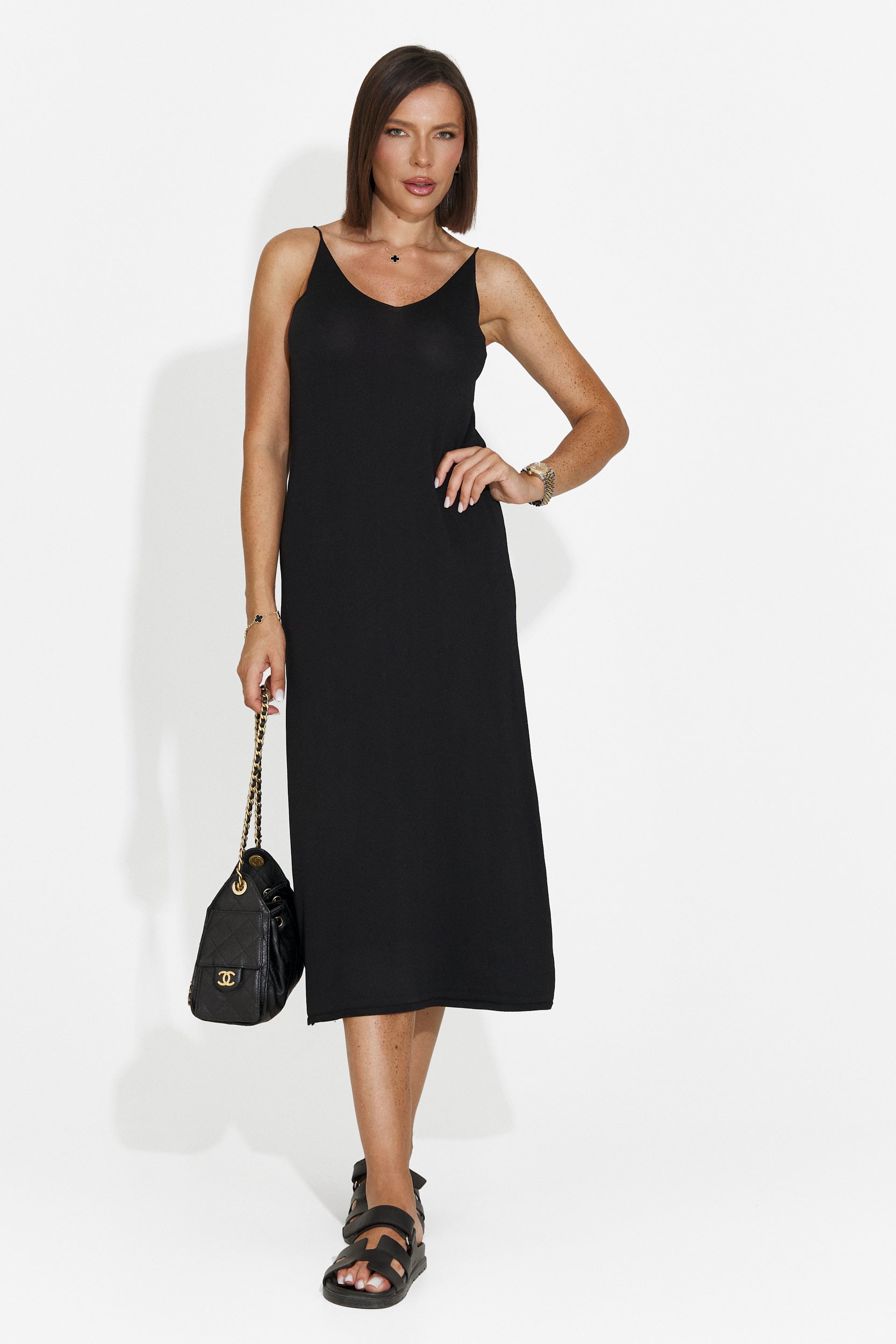 Rochie dama scurta neagra Liorna Bogas