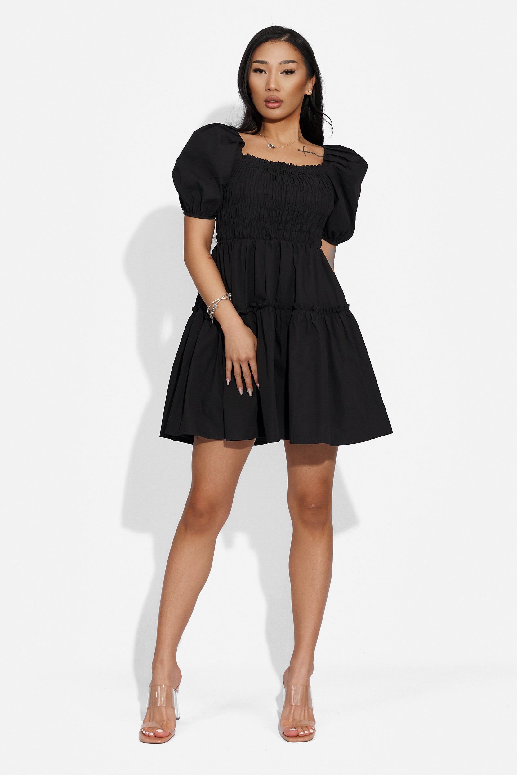 Rochie dama scurta neagra Maceira Bogas