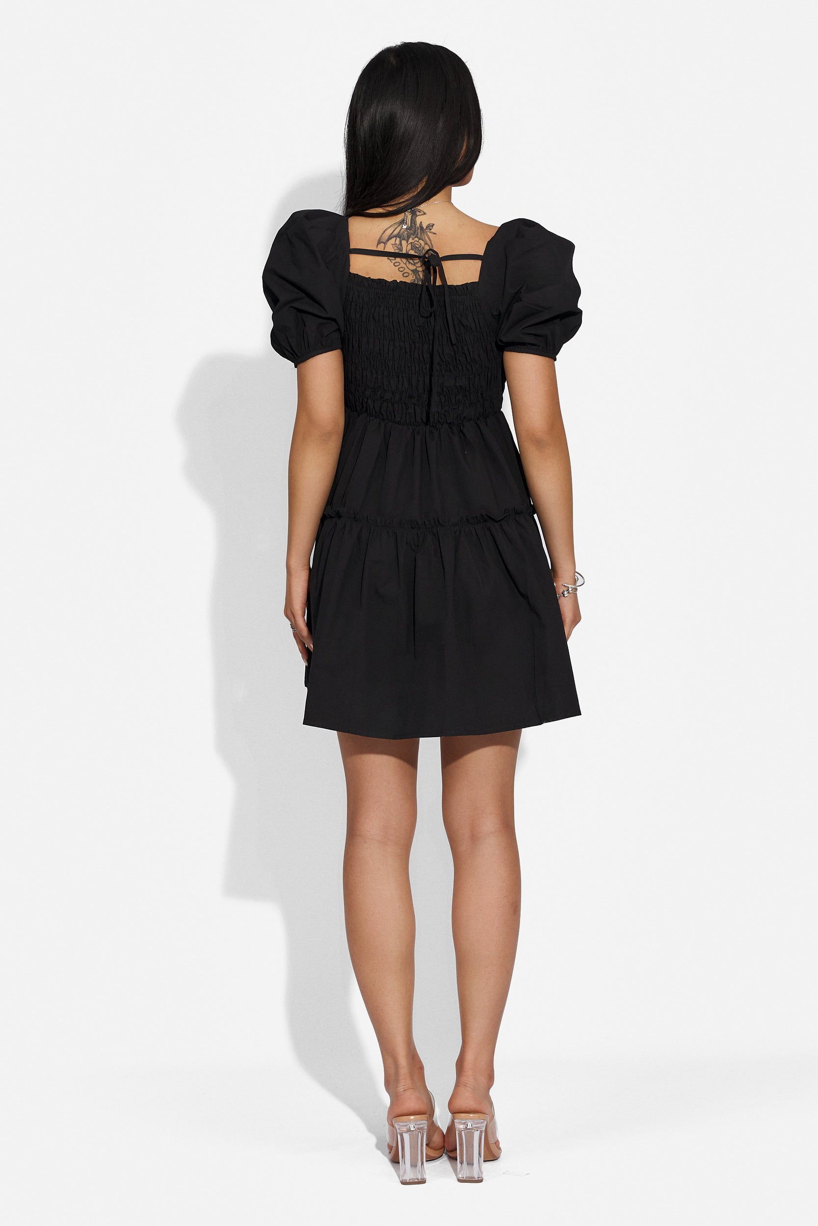 Rochie dama scurta neagra Maceira Bogas