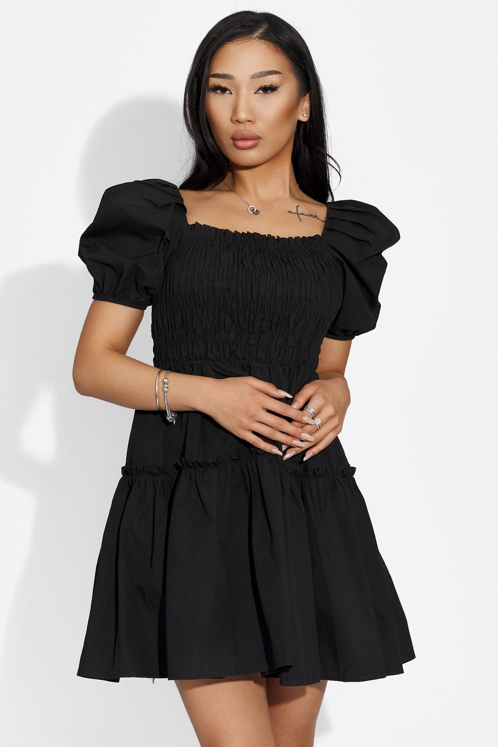 Rochie dama scurta neagra Maceira Bogas
