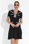 Menas Bogas Short Black Ladies Dress