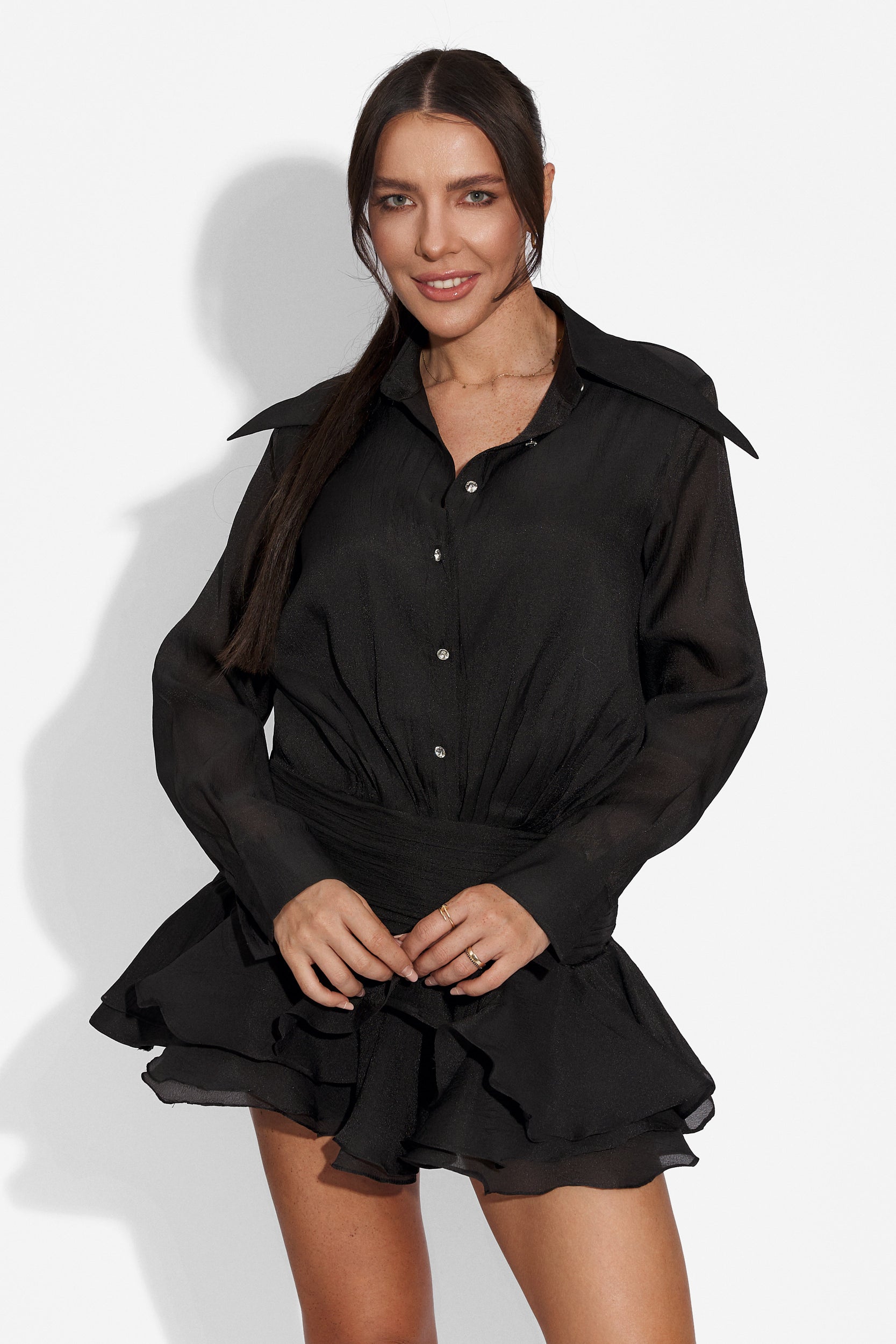 Black short dress Ophelya Bogas