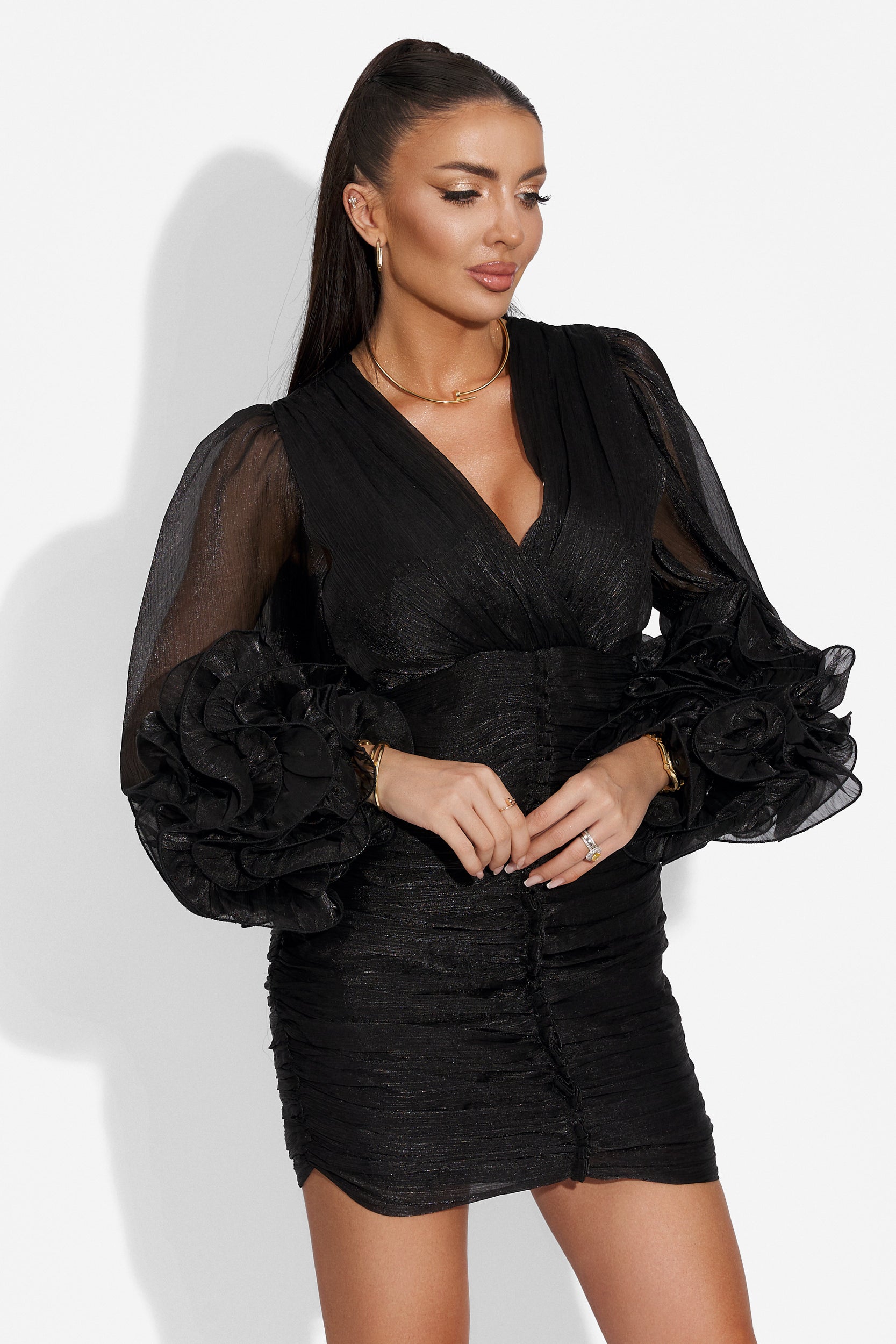 Rochie dama scurta neagra Robusta Bogas