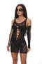 Smara Bogas Short Black Dress for Women