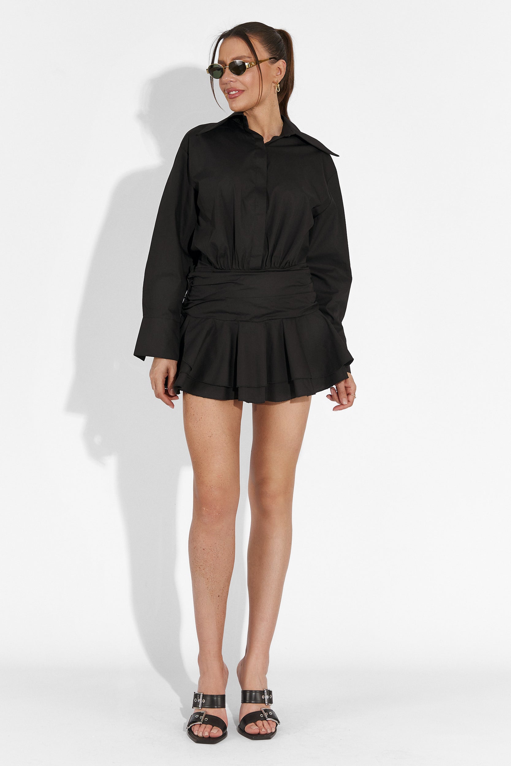 Rochie dama scurta neagra Snify Bogas