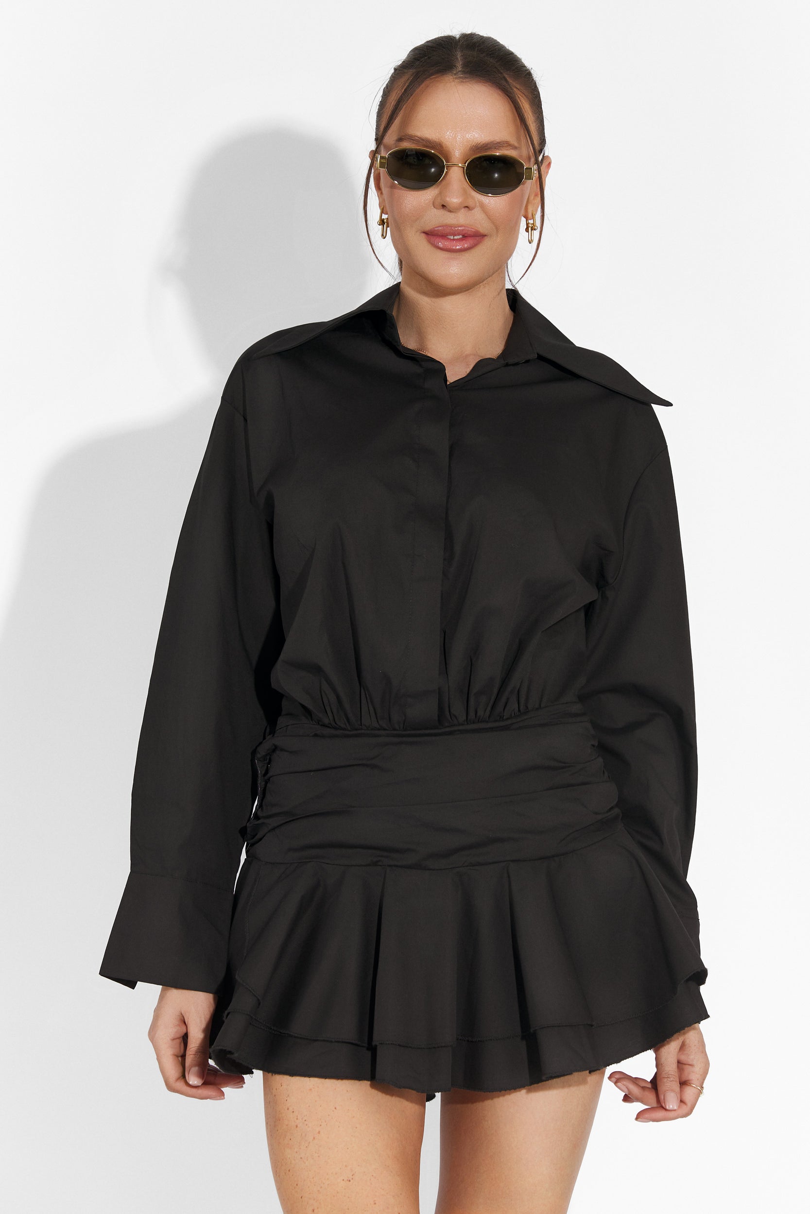Rochie dama scurta neagra Snify Bogas