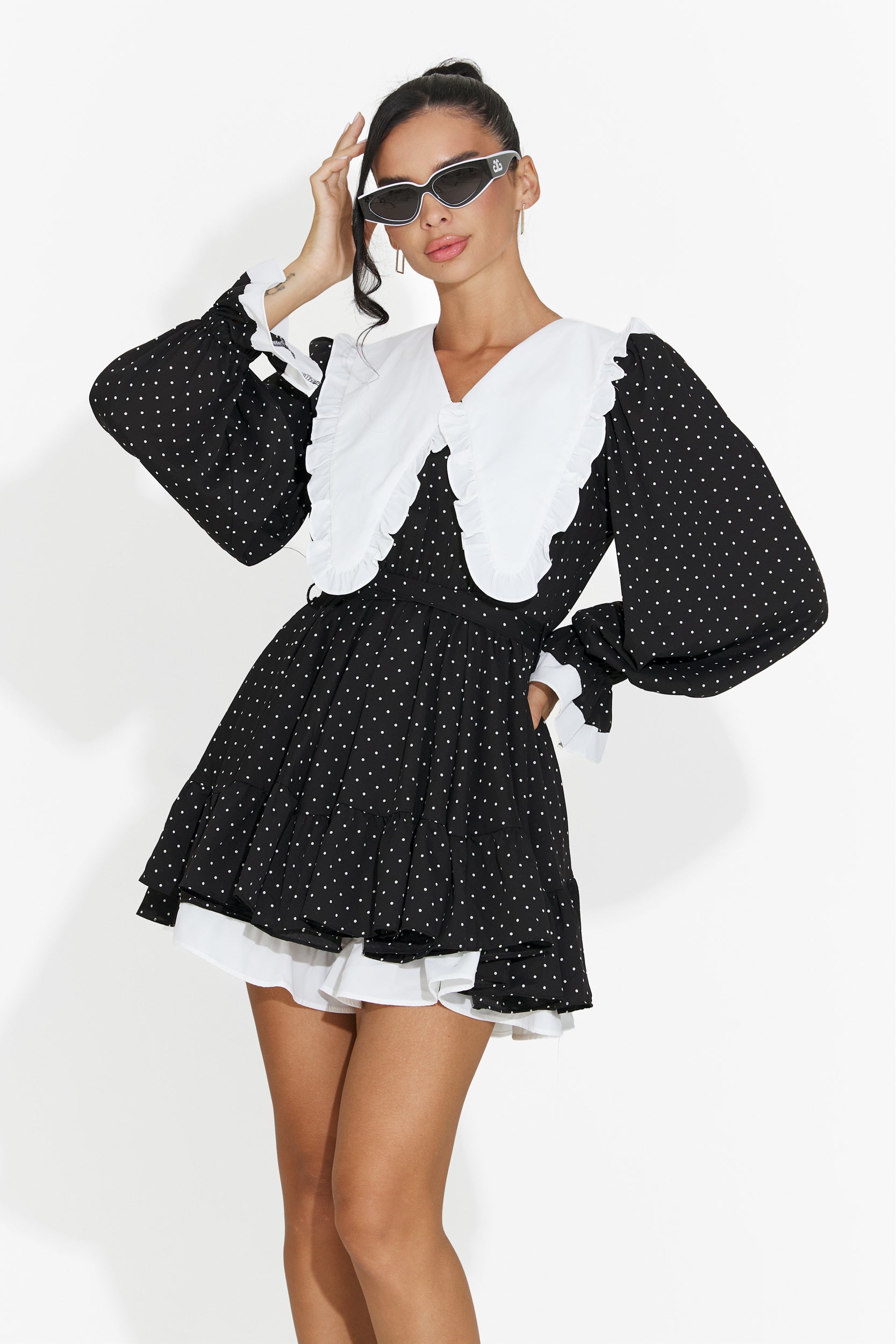 Rochie dama scurta neagra Yucana Bogas