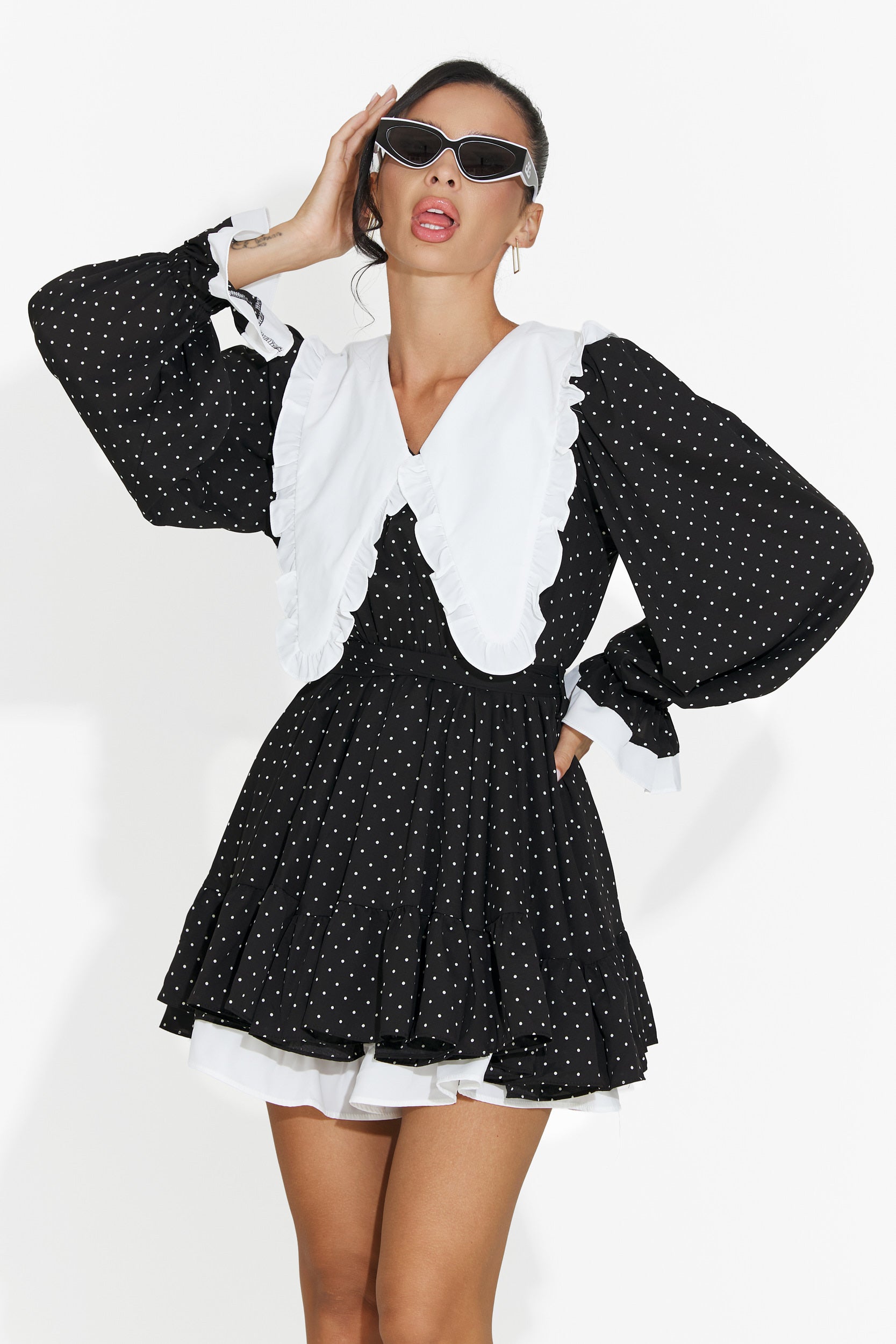 Rochie dama scurta neagra Yucana Bogas