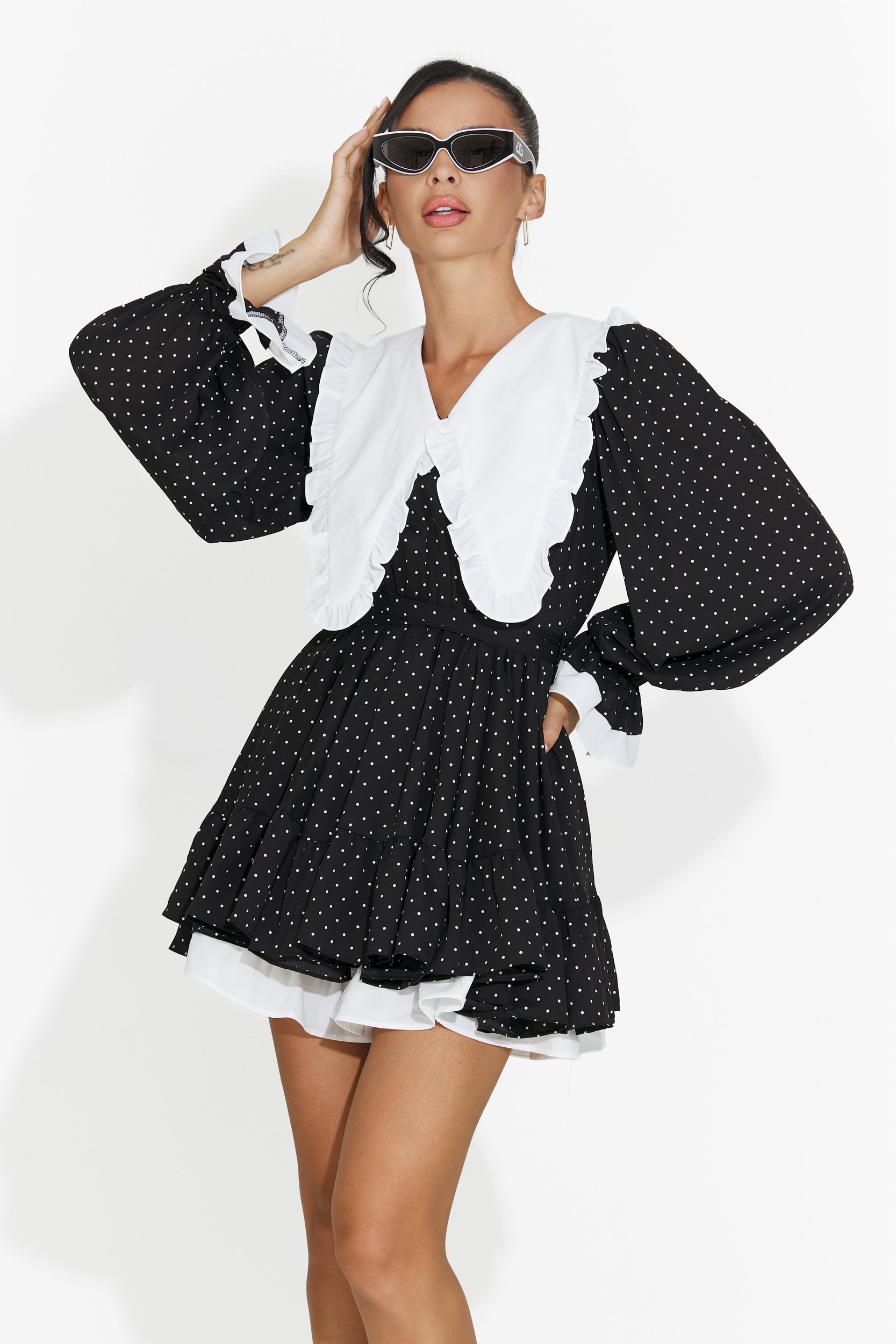 Rochie dama scurta neagra Yucana Bogas