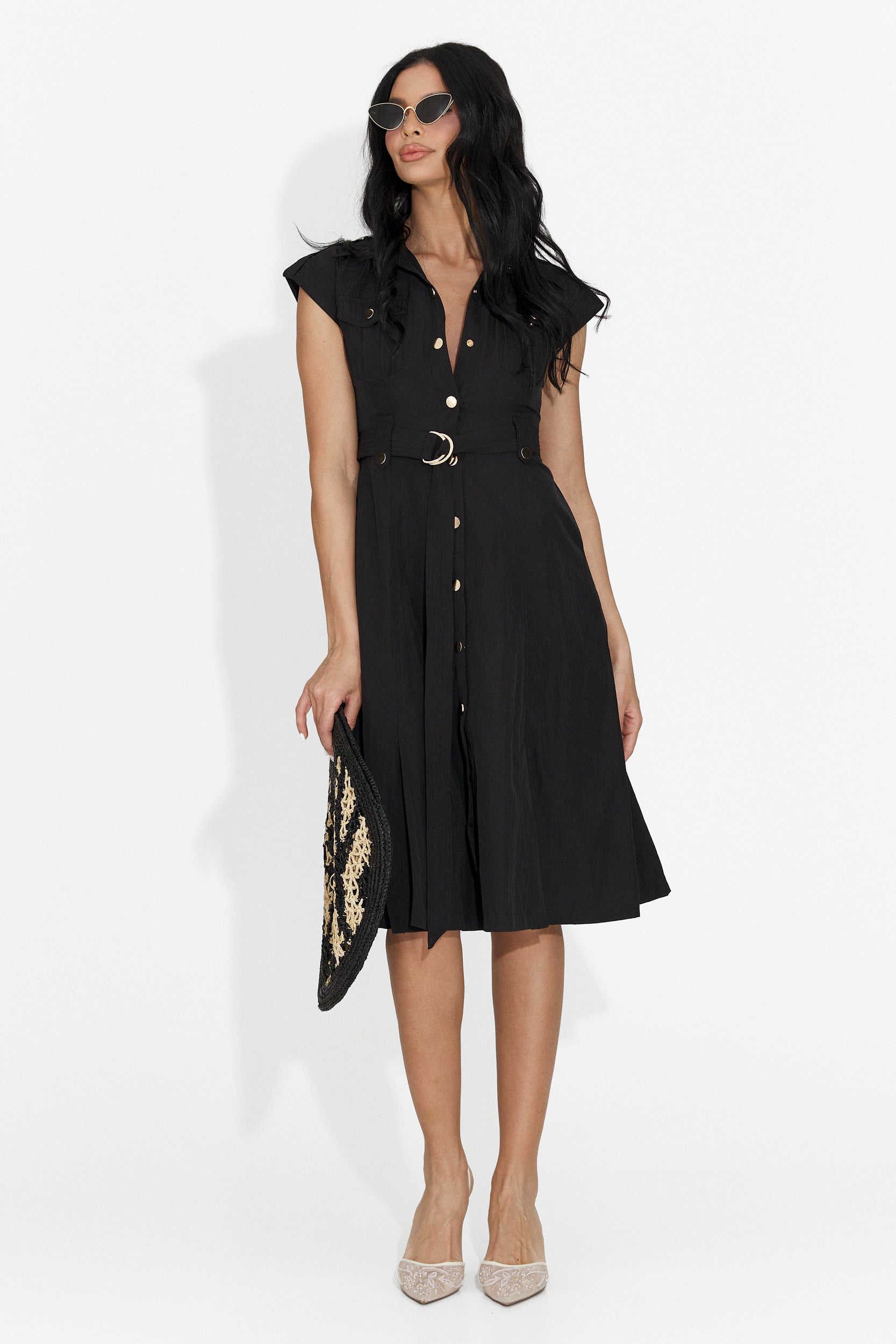 Rochie dama scurta neagra Yaldea Bogas