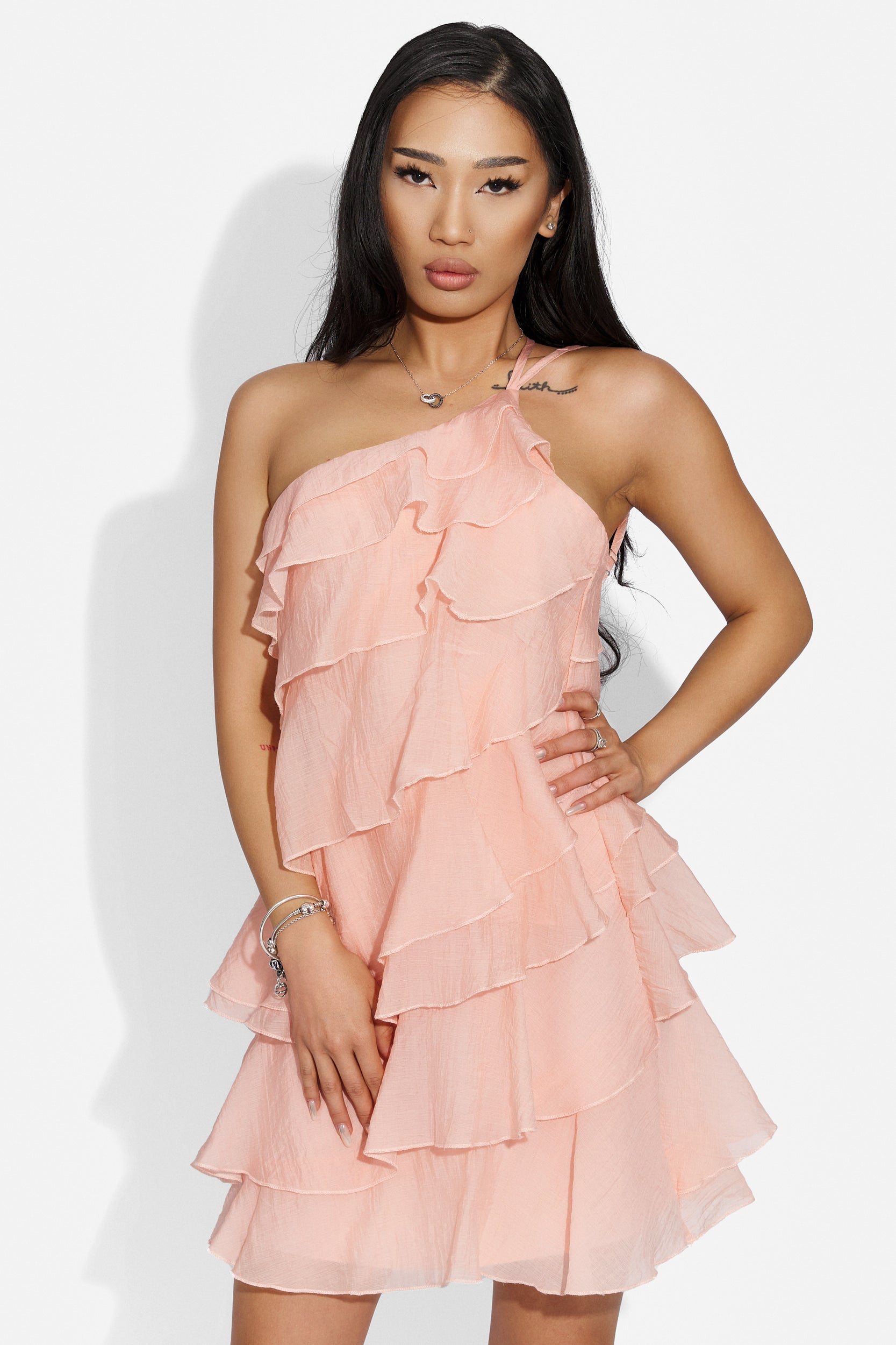 Rochie dama scurta portocalie Timysa Bogas