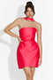 Cristela Bogas Short Red Dress for Women