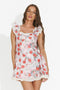 Rochie dama scurta rosie Hisuka Bogas