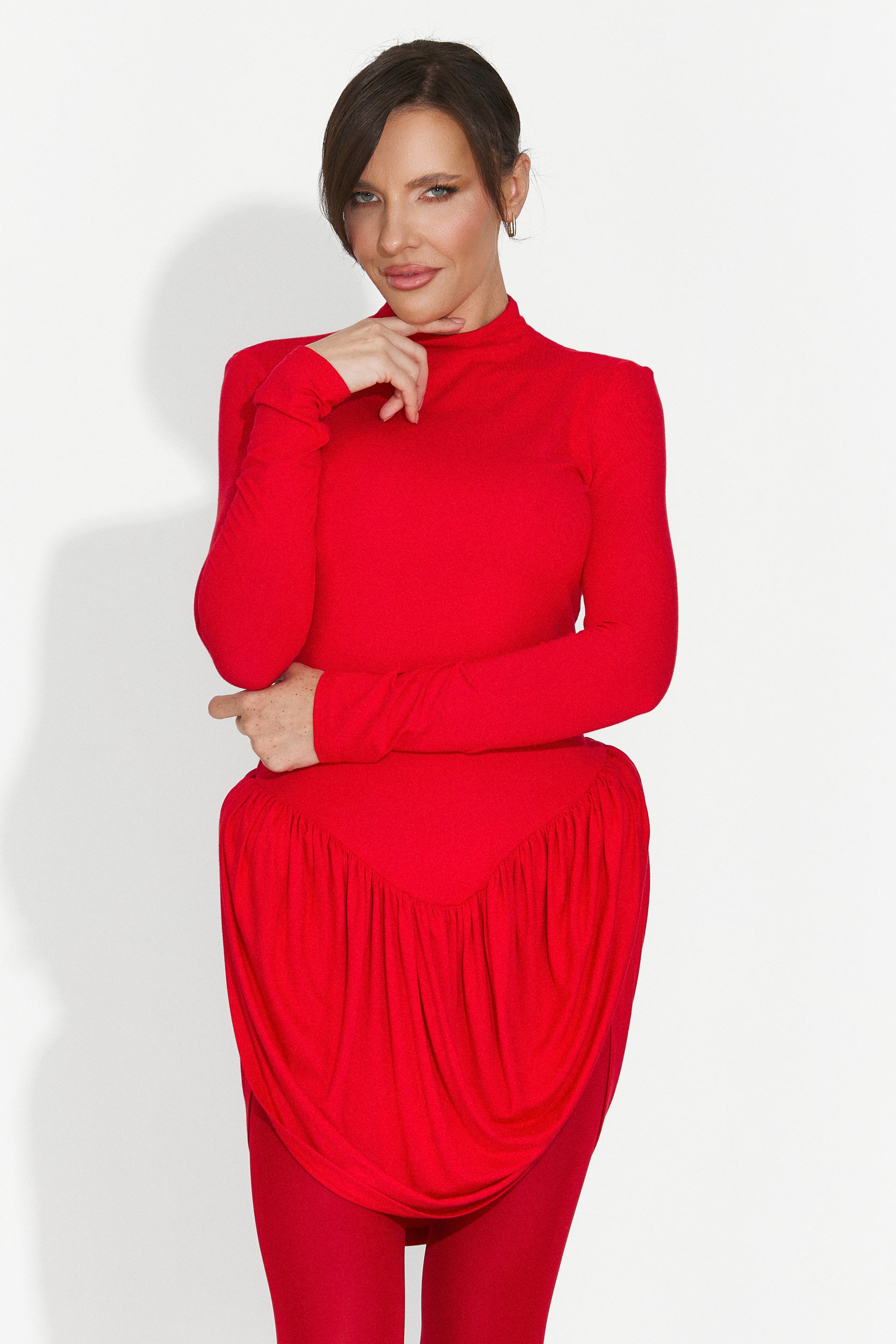 Rochie dama scurta rosie Valese Bogas