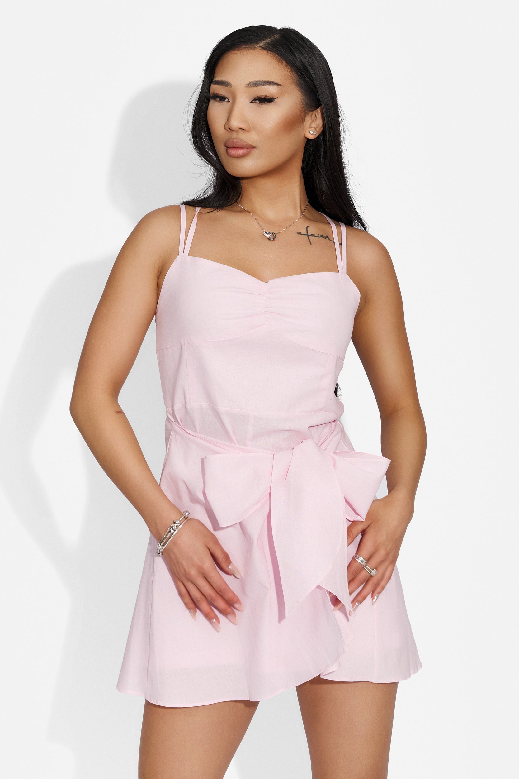 Ladies short dress pink Camelea Bogas