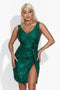 Jaime Bogas Short Green Dress for Women