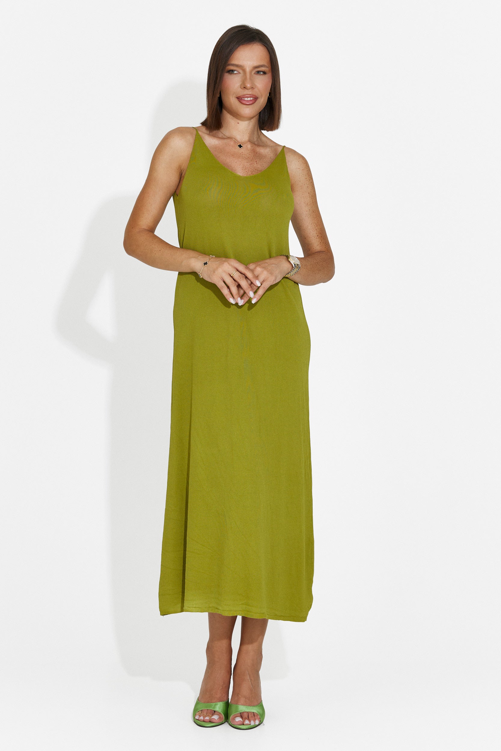 Rochie dama scurta verde Liorna Bogas
